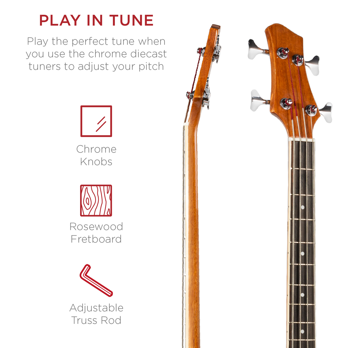 Fender アコースティックベース 4弦 Amazon.com: Fender Acoustic Bass Guitar 4-String with