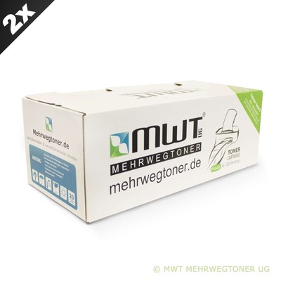 2x Toner für Konica Minolta Bizhub 200 222 25 250 282, TN-211 TN211 BLACK