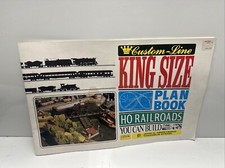 Cutom-line King Size Plan Book HO Railroads you Can Build 1966