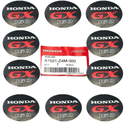 LOT of 10 PCS Genuine Honda 87521-Z4M-000 Recoil Starter Emblem
