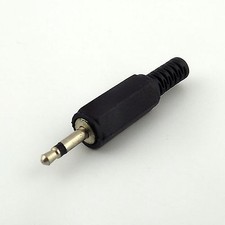 1pcs 2.5mm Male Plug Mono DIY Plastic Cover Handle Head Audio Connector Adapter