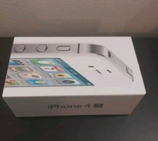 Apple iPhone 4s-16 GB- White Unlocked Screen Broken With Original Box See Pics