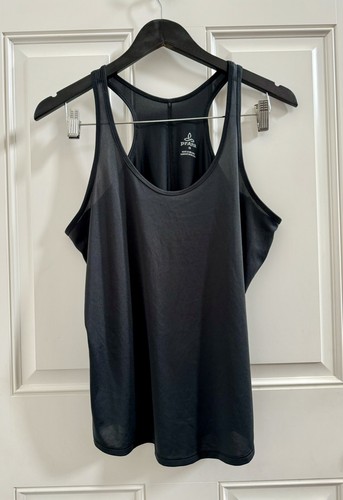 prAna Athletic Tank Top Black 100% Polyester Size Medium - Picture 12 of 12