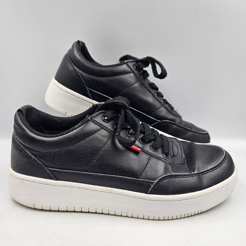 Zapatillas Levi's Hombre Negras Talla 40 - Usadas en Muy Buen Estado - Imagen 4 de 8