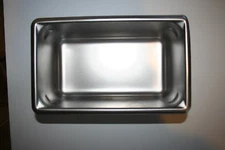 New Case of 6 VOLLRATH Stainless Steel Pan,Fourth-Size,3 Qt, 30442