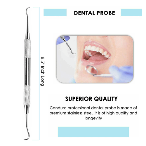 Dental Teeth Cleaning Dentist Scraper Pick Tool Calculus Plaque Floss Remover 3X - Bild 5 von 10