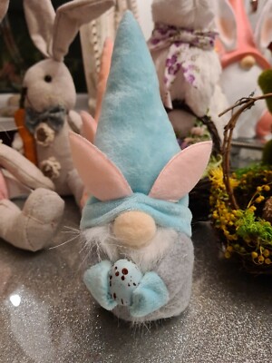 Tk Maxx Easter Spring Mint Green Gonk Gnome Soft Plush  Decoration Ornament 