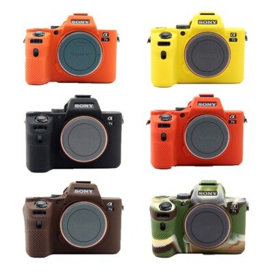 For Sony A7R4 A7R3 A7II A7R mark2 a7s2 A7R2 Silicone Camera Bag Soft Camera Case