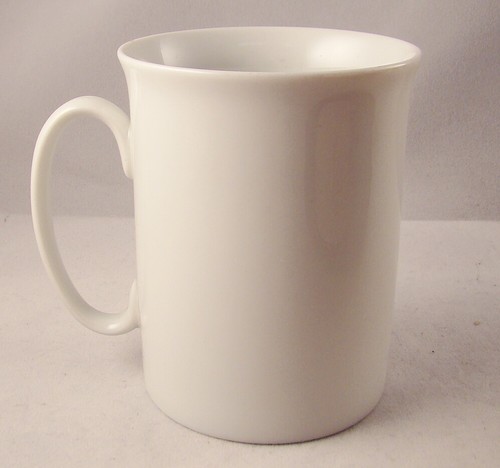 Block China LISBOA WHITE Mug(s) Round Handle EXCELLENT - Picture 2 of 4