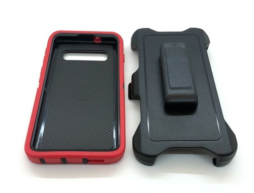 For Samsung Galaxy s10 s10+ S10E Case Shockproof Series 3 Layer with Belt Clip - Picture 15 of 46