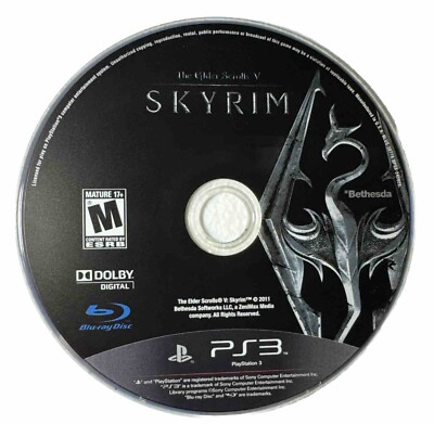 The Elder Scrolls V: Skyrim - Sony PlayStation 3 - PS3 - *Disc Only ...