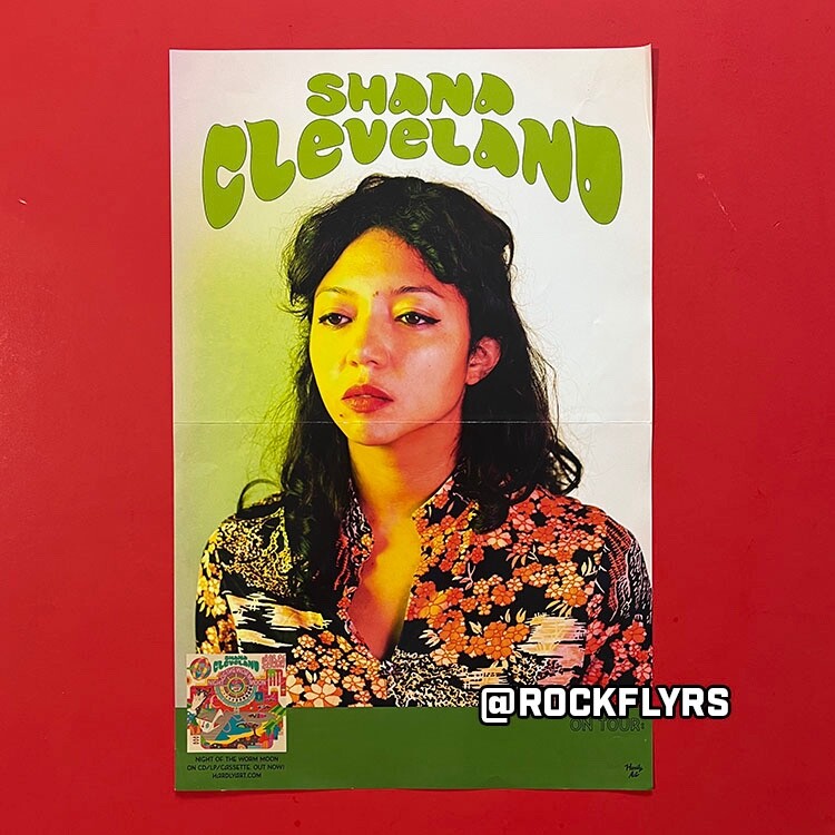 SHANA CLEVELAND "NIGHT OF THE WORM MOON" 11x17 Record store promo poster