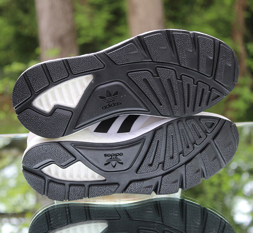 Adidas ZX 1K Boost Men's Size 5 White Black Green Custom Adidas ZX 1K Boost Men's Size 5 White Black Green Custom