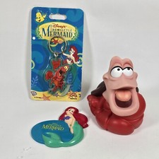 Little Mermaid Sebastian Money Box Mirror & Keyring Applause Vintage