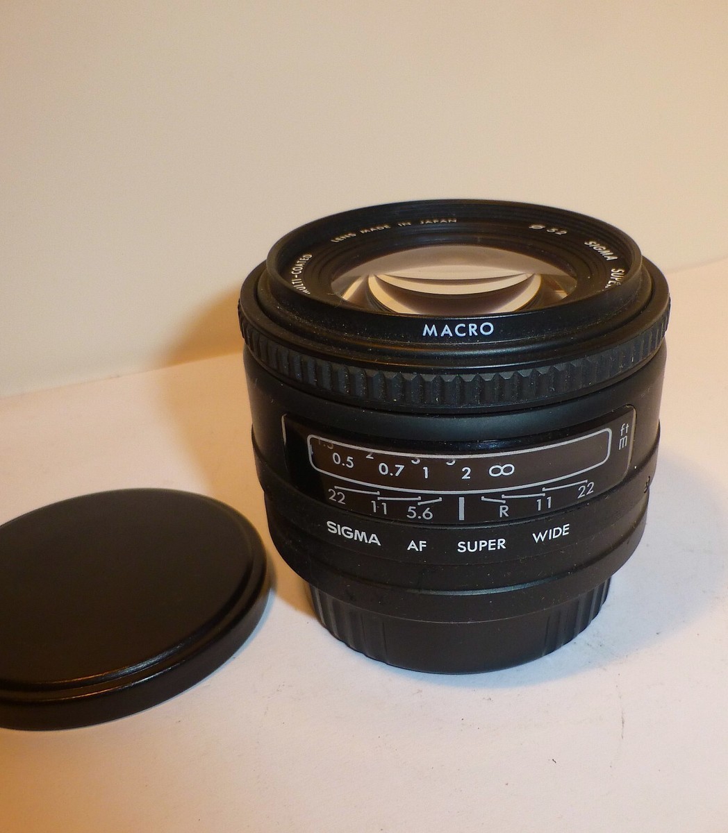 SIGMA 24mm SUPER WIDE II LENS for MINOLTA FILM SONY DIGITAL SLRs  (310)