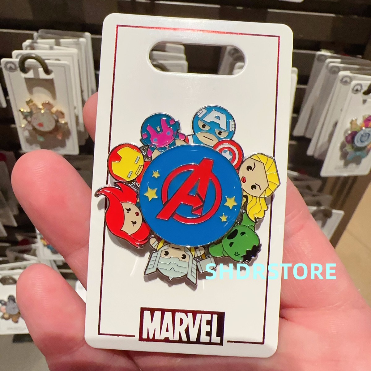 Disney Pin authentic 2022 marvel spinner shanghai disneyland | eBay