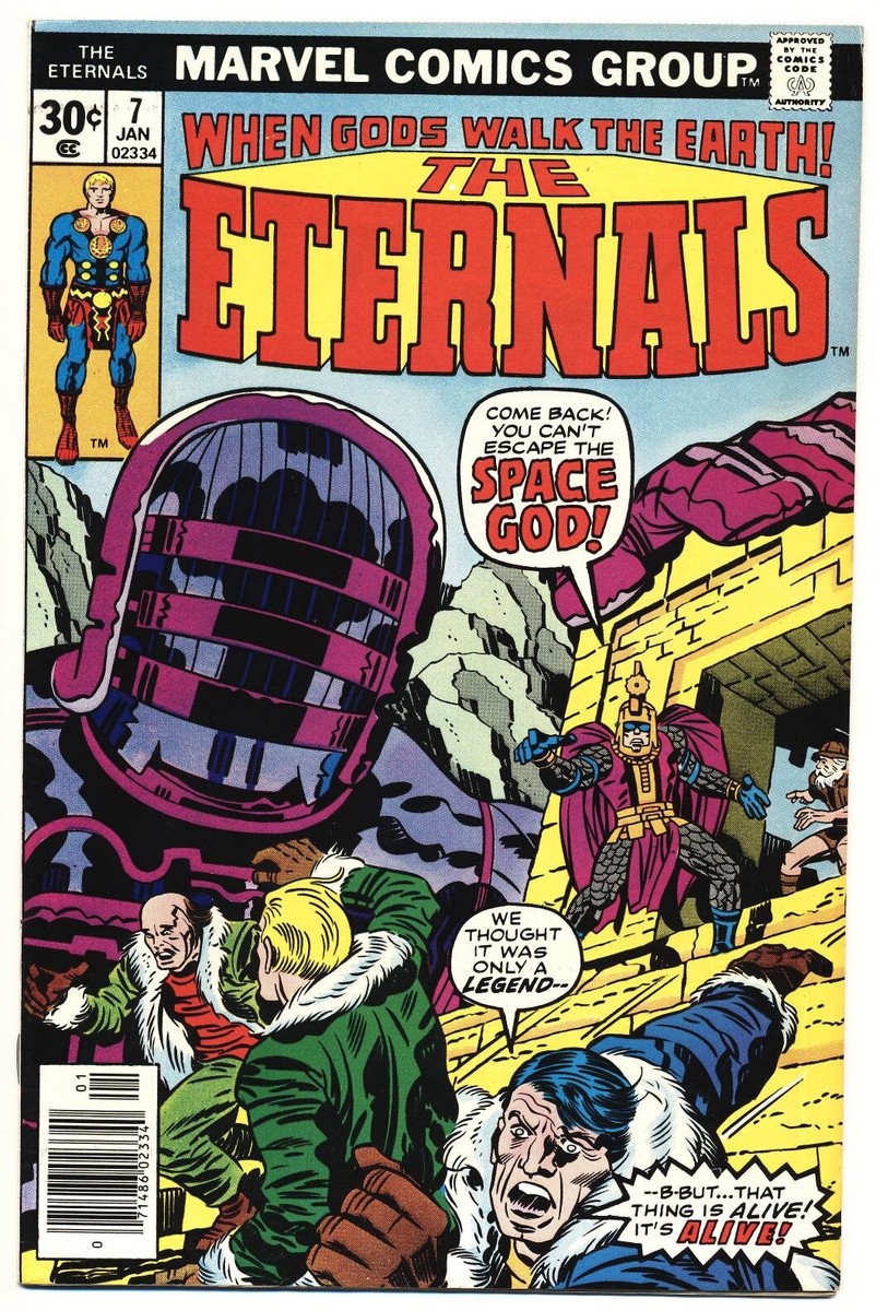 ETERNALS #7 VF, Jack Kirby, Marvel Colmics 1977 Stock Image | eBay