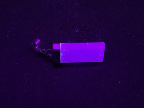 BEAUTIFUL GEMMY KUNZITE PENDANT .925 ST. SILVER(& FLUORESCENT) ! AFGHANISTAN - Picture 8 of 9