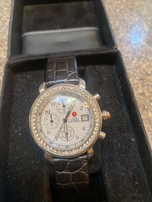 Montre Michele CSX Avec Diamants - Étanche 3ATM - Parfait Pour Un Look élégant Au Quotidien