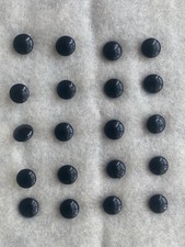 Heidifeathers® 10 x Paar Glasaugen - Nadelfilzen - schwarz, bernstein, blau, grün