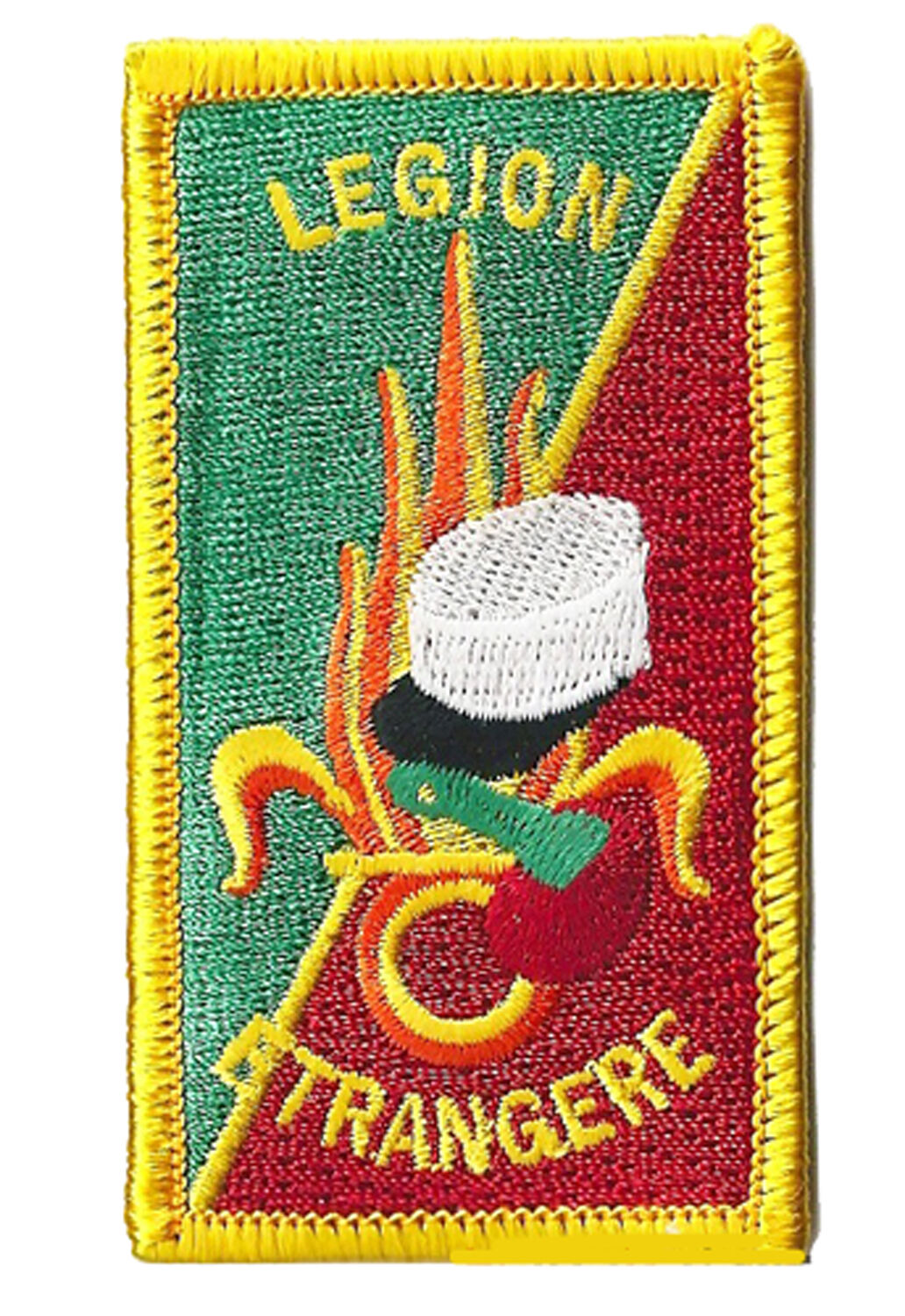 Ecusson patche Legion étrangère French patch armée brodé thermocollant 