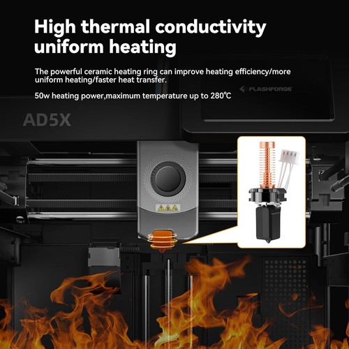 Upgrade Hotend Kit do Flashforge Adventurer 5M, 5M Pro 3D... - Zdjęcie 7 z 14