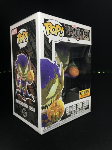 FUNKO POP MARVEL Venom GOBLIN VERDE VENOMIZADO #597 Hot Topic EXCLUSIVO - Imagen 8 de 12