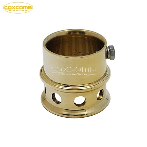 Motorcycle Bike Brass Drilled Exhaust Tip 1 3/4" Pipe For Harley Bobber Chopper - Picture 6 of 8