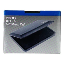 Cosco 2000 Plus Felt Stamp Pad Black Re-Inkable