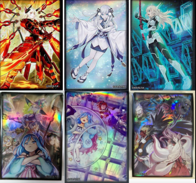 magnificent mavens card sleeves YuGiOh 2022 Holiday Booster Pack 5 Cards Konami YUGIOH 6x Deck Protector