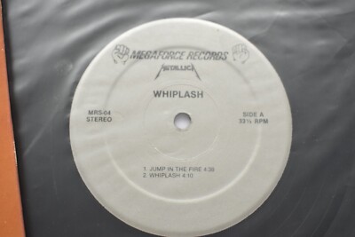 METALLICA - WHIPLASH 12'' SINGLE 1ST US PRESS 1984 MRS-04