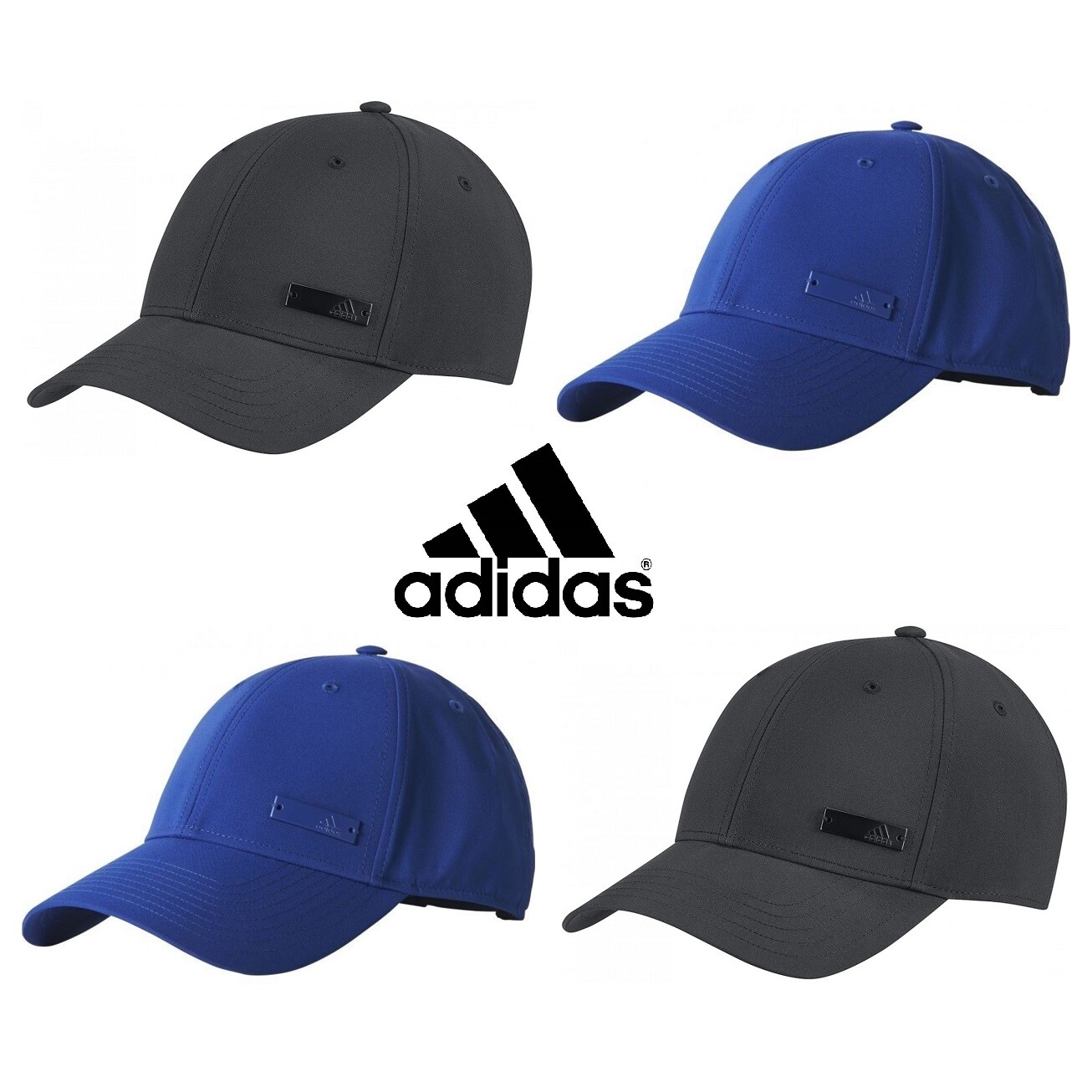 adidas hat metal logo