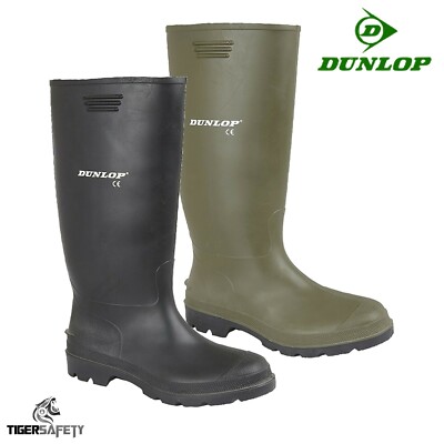 Dunlop Pricemastor Quality Waterproof Rubber Wellington Boots