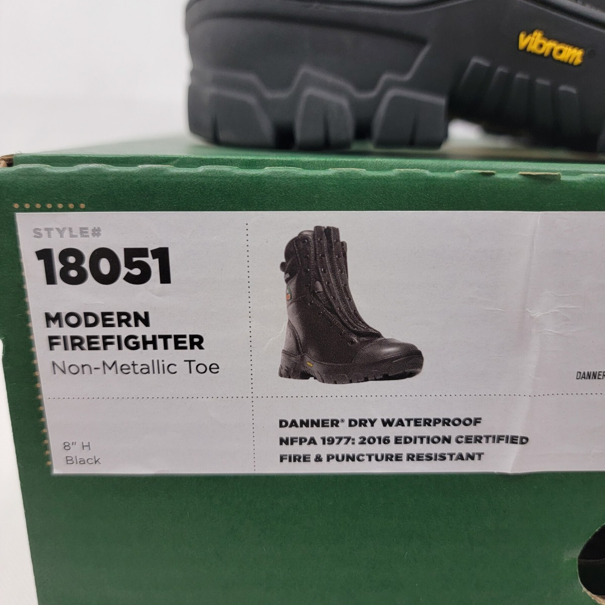 DANNER Mens 5B Boots Modern Firefighter 8