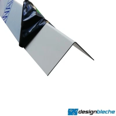 DESIGNBLECHE Aluminium Winkel RAL9016 Verkehrsweiß 1,5mm Eckschutz Winkelblech Eckprofil Alu