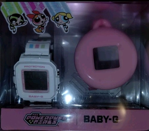Casio Powerpuff Mädchen G Shock Baby G Uhr Nagelneu Nie Benutzt Neuwertig Makellos