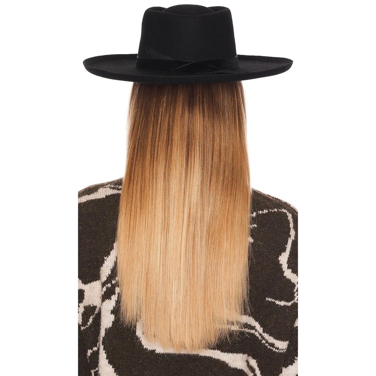 Lack of Color Ivory Val Diamond hat Lack of Color Ivory Rancher – 100% Australian Wool Fedora  main image 3