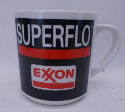 Exxon Super Flo Motor Oil Coffee Mug Tea