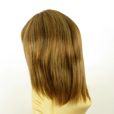 Perruque Femme Castano Chiaro Mechato - Mèches Blond Doré & Cuivré - Modèle Ninon 6bt27b - Neuf Avec Étiquettes