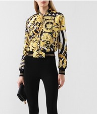 Women’s Versace Bomber Jacket Uk 10 #c34