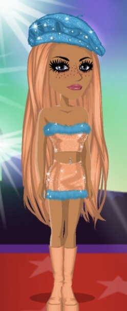 TURKISH SERVERS BRATZ SET (ORANGE AND TEAL) (ONLINE CLOTHING