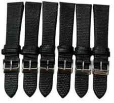 Best Quality Watch Bands Genuine Leather Lizard Grain Flat 12- 24mm