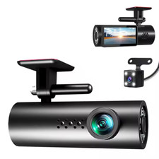 Mini 1080p Dual Lens Dash Cam with Front  Rear Cameras   Night Vision, G-Sensor