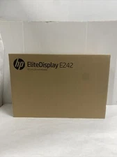 HP E242 ELITE DISPLAY  1920 x1 200 LED HDMI MONITOR NEW SEALED BOX SEE PHOTO