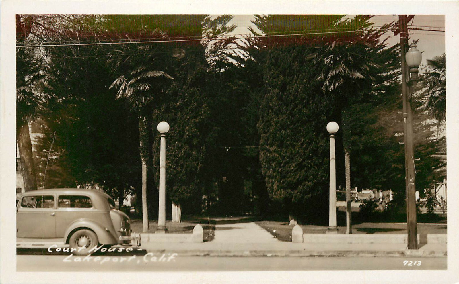 RPPC Postcard Court House LakePort CA Lake County eBay