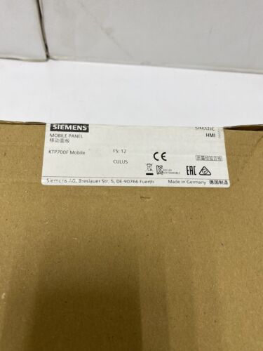Siemens Simatic HMI MOBILE PANEL KTP700F Mobile 6AV2125-2GB23-0AX0 Neu Versiegelt - Bild 3 von 5