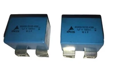 (Lot Of 2) Epcos B32656-S0105-K500 Capacitor 1.0UF 1000V