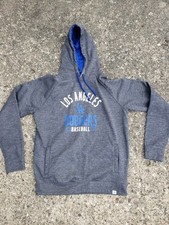 LA Dodgers Gray Pullover Hoodie Size Med. Fanatics