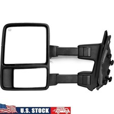Left Driver Side Towing Mirror Ford Super Duty Power Heated Foldable