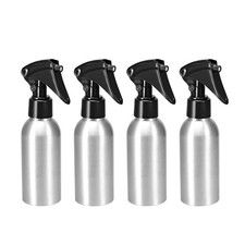 4pcs 3oz/100ml Aluminium Spray Bottle with Sprayer Empty Refillable Container
